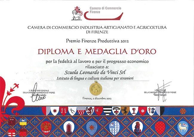 Italian language school in Florence awards